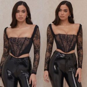 BRAND NEW House of CB serenity corset top XS